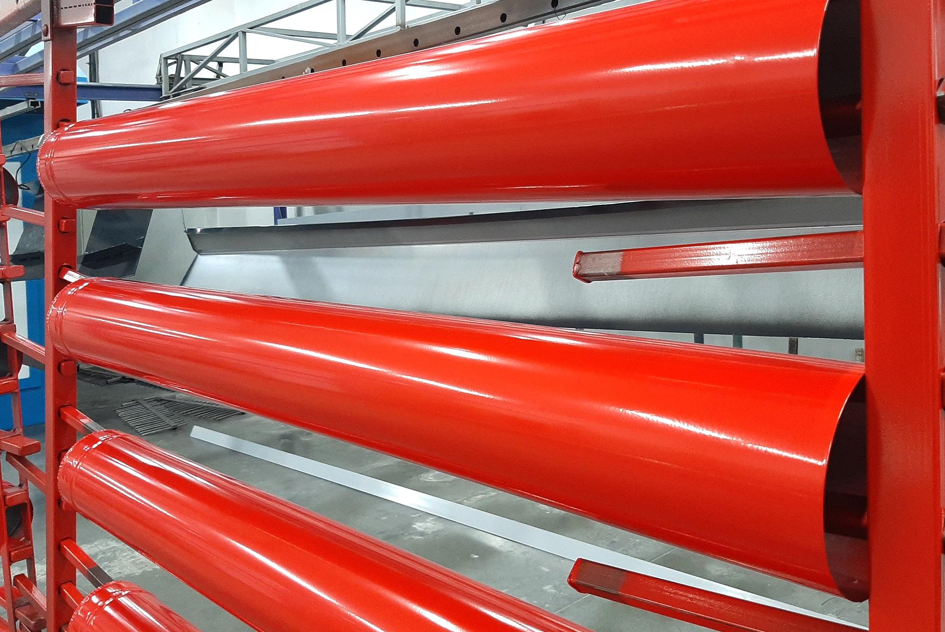 Large-Scale Structural Powder Coating